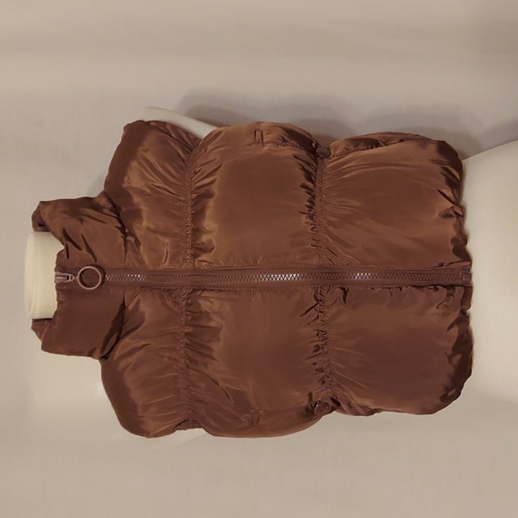 FB Sister Brown Puffer Vest - Picture 2 of 11